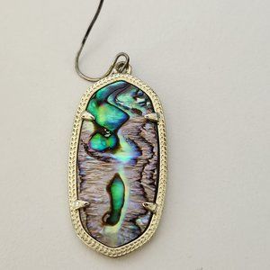 One Kendra Scott Elle Gold Drop Earring in Abalone Shell